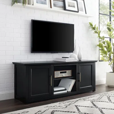 Crosley Furniture Camden 58" Low Profile Tv Stand Black