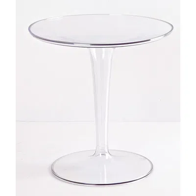 Creative Images Pc Side Table,19"rdx20"h,clear