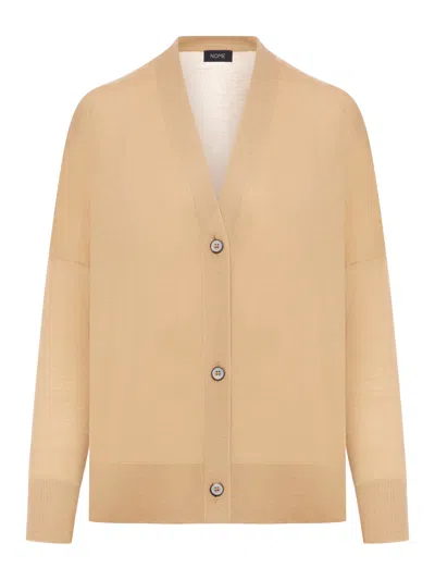 Nome Oversized Cardigan In Nude & Neutrals