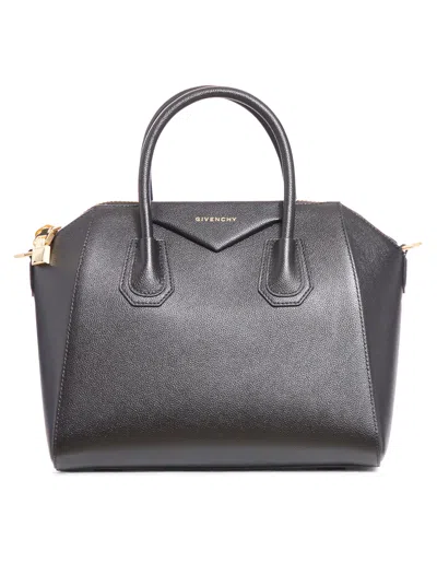 Givenchy Versatile Compact Tote Bag With Adjustable Strap In Black