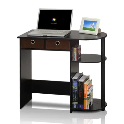 Furinno Go Green Home Laptop Notebook Computer Desk/table, Espresso/black/brown