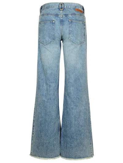 Stella Mccartney Stella Mc Cartney Light Blue Cotton Jeans In Blue