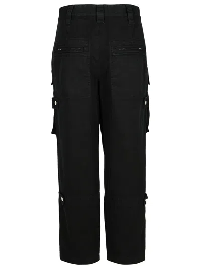 Isabel Marant Étoile Isabel Marant Etoile Jannick' Black Cotton Pants In Navy