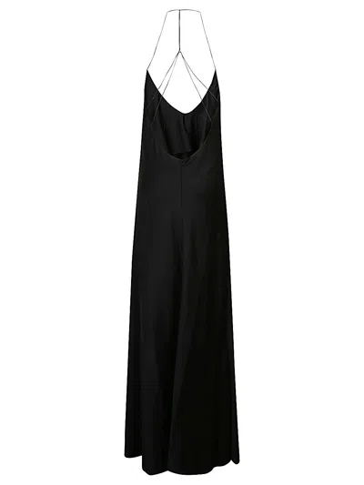 The Nina Studio Long Dress In Black