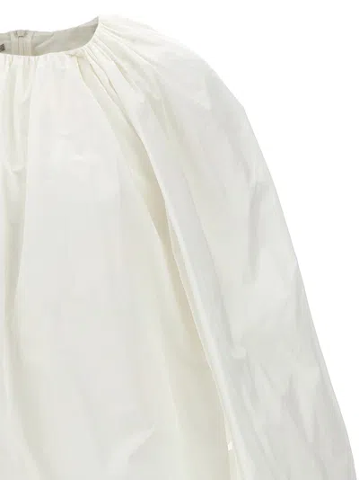 Stella Mccartney Cape Mini Dress Dresses White In 白色的