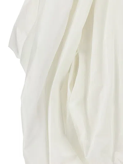 Stella Mccartney Cape Mini Dress Dresses White In 白色的