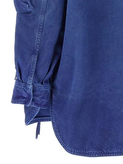 Attico Fern Coats And Trench Coats In Blue