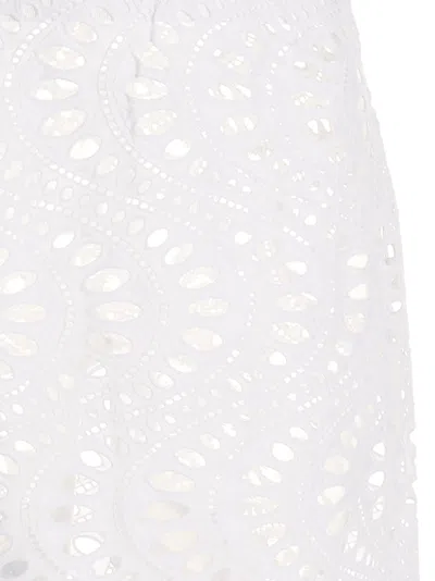 Giambattista Valli White Gonna Lunga Macram In White