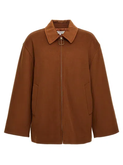 Jw Anderson J.w.anderson 'wire Puller' Short Coat In Brown
