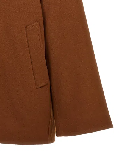 Jw Anderson J.w.anderson 'wire Puller' Short Coat In Brown
