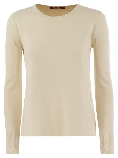 Max Mara Women's Poker - Boxy Jersey In Ivory