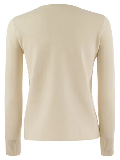 Max Mara Women's Poker - Boxy Jersey In Ivory
