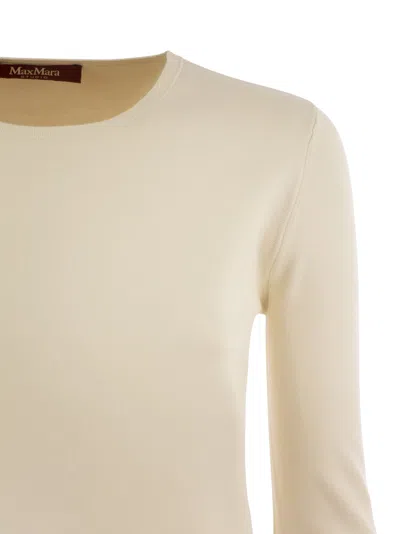 Max Mara Women's Poker - Boxy Jersey In Ivory