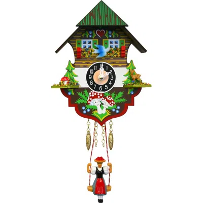 Engs Tler Battery-operated Clock - Mini Size With Music/chimes - 6.5"h X 5.25"w X 3"d