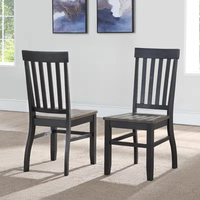 Steve Silver Raven Noir Side Chair - Set Of 2