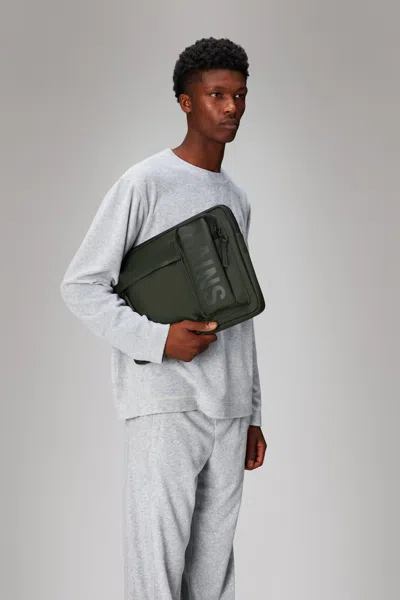 Rains Texel Laptop Case 15/16 16670 Green In Green