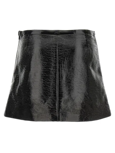 Shop Courrèges Courreges 'heritage Viny Mini' Skirt