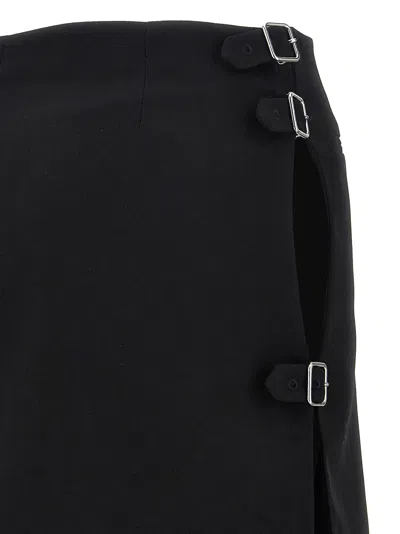Courrèges Courreges 'multi Sangle Wool Mini' Skirt