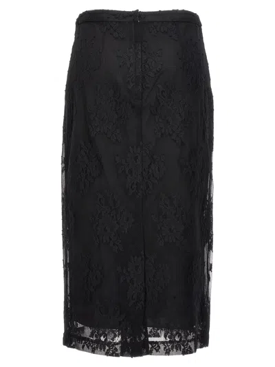 Dolce & Gabbana Lace Sheath Skirt Skirts