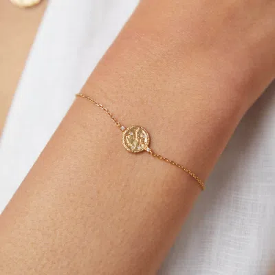 Astrid &amp; Miyu Zodiac Crystal Pendant Bracelet