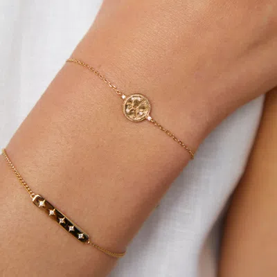Astrid &amp; Miyu Zodiac Crystal Pendant Bracelet