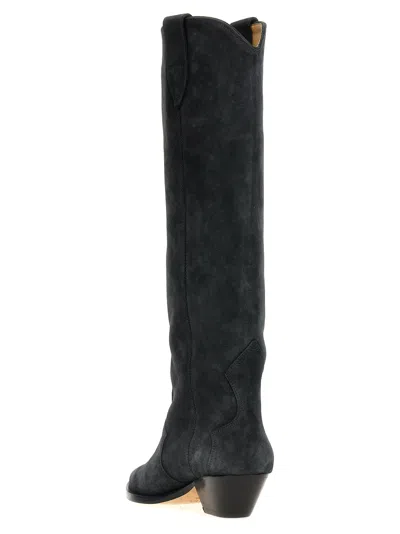 Shop Isabel Marant 'denvee' Boots In Black