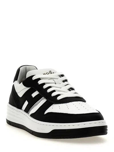 Hogan H630 Sneakers In White/black