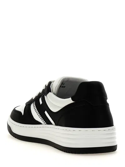 Hogan H630 Sneakers In White/black