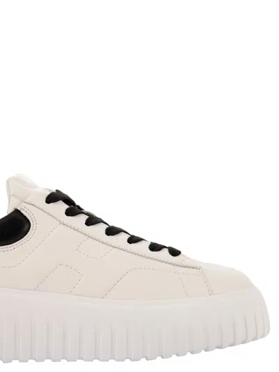 Hogan Sneaker H-stripes In White/black
