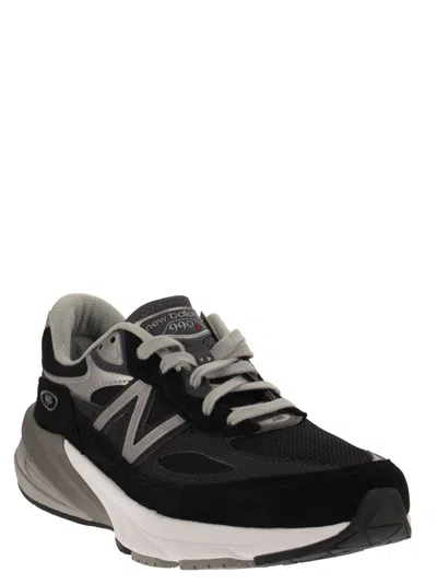 Shop New Balance 990v6 Sneakers In Black