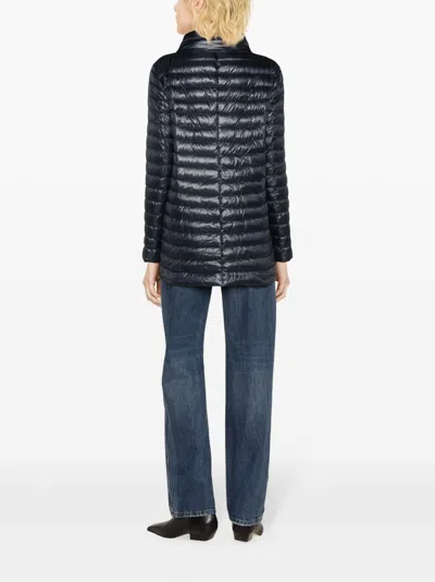 Herno Reversible Down Jacket In Blue