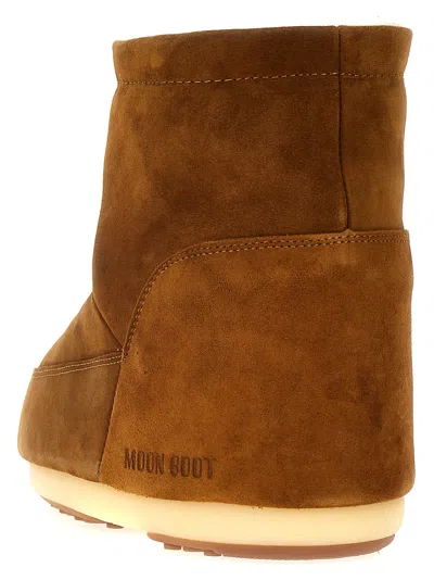Moon Boot Icon Low Suede Snow Boots In Brown