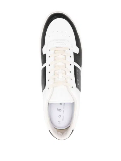 Hogan Pre H668 Leather Sneakers In White