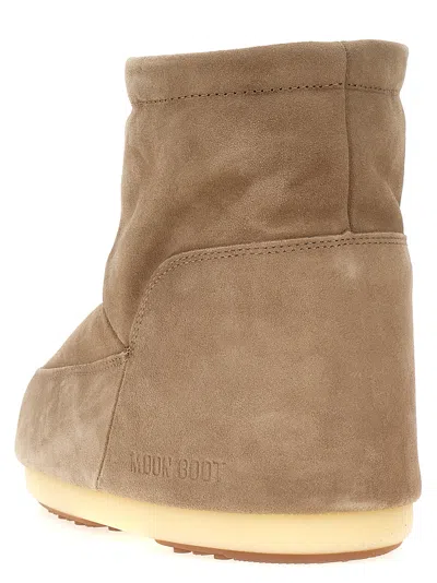 Moon Boot 'icon Low' Ankle Boots In Beige