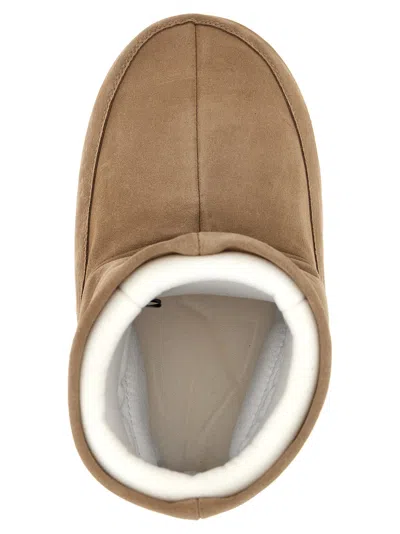Moon Boot 'icon Low' Ankle Boots In Beige