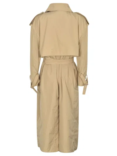 Shop Jil Sander Coats In Dark Sand