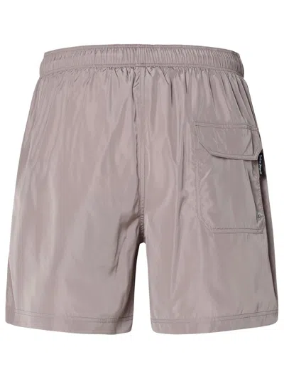 Palm Angels Logo Embroidered Drawstring Shorts In 百合