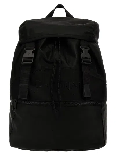 Shop Saint Laurent '' Backpack In Black