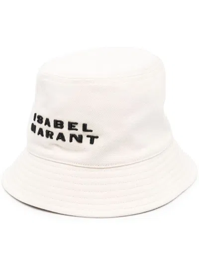 Isabel Marant "haley" Hat In Nude & Neutrals