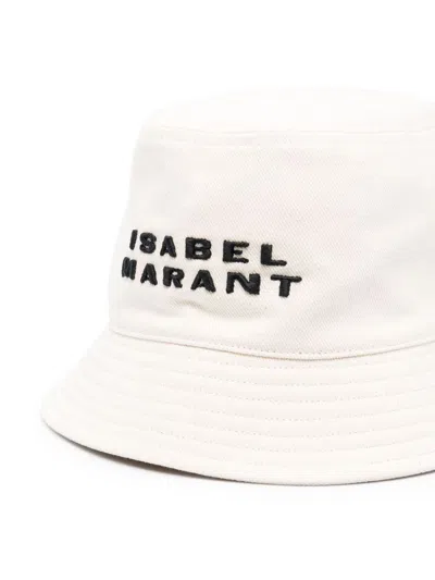 Isabel Marant "haley" Hat In Nude & Neutrals