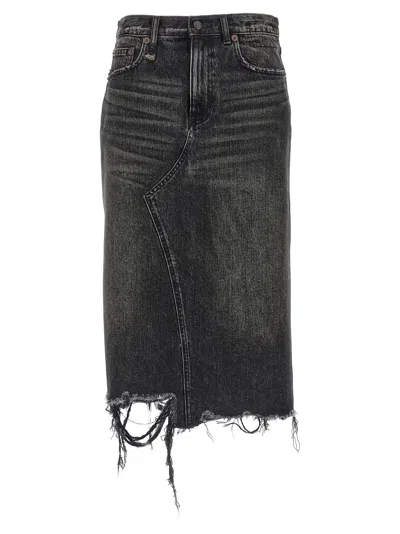 R13 Black Jesse Skirt In Black