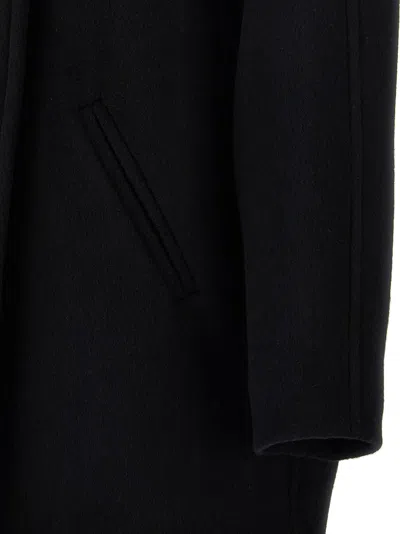 Isabel Marant Black Wool Blend Eveline Coat In Black