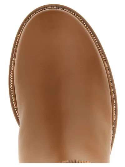René Caovilla 'cleo' Ankle Boots In Brown