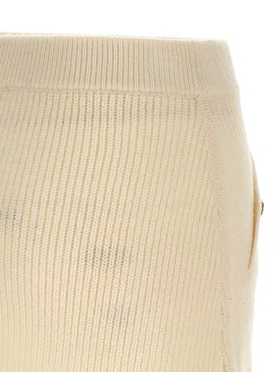 Michael Michael Kors Knitted Skirt Skirts White In 白色的