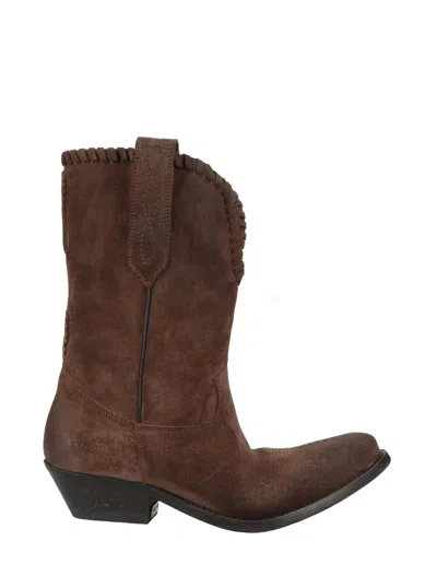 Shop Golden Goose Boots In Dark Brown