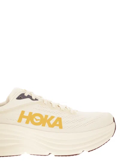 Hoka Bondi 8 Sneakers In Milk