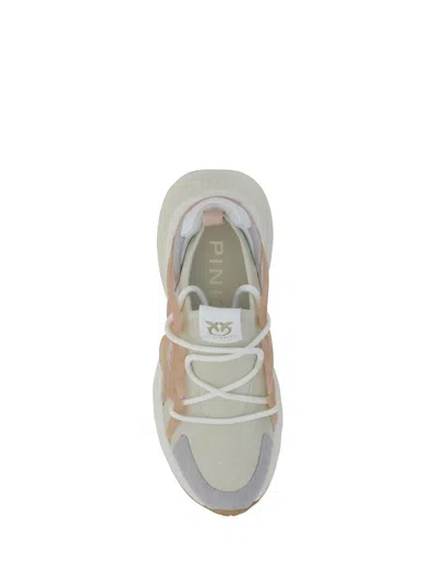 Shop Pinko Sneakers In Milk/nude