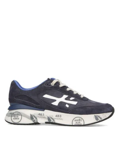 Shop Premiata Sneakers In Blue