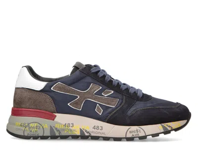 Shop Premiata Sneakers In Blue