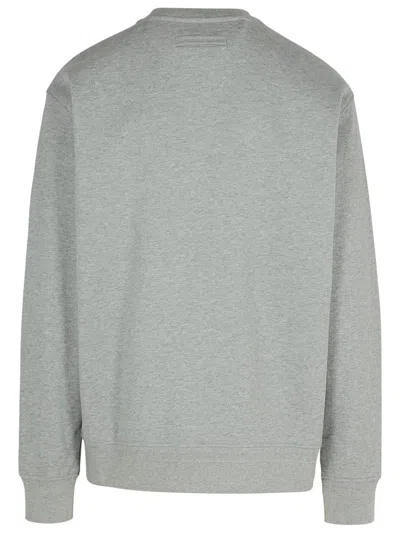 Shop Zegna Gray Cotton Sweatshirt In Grey